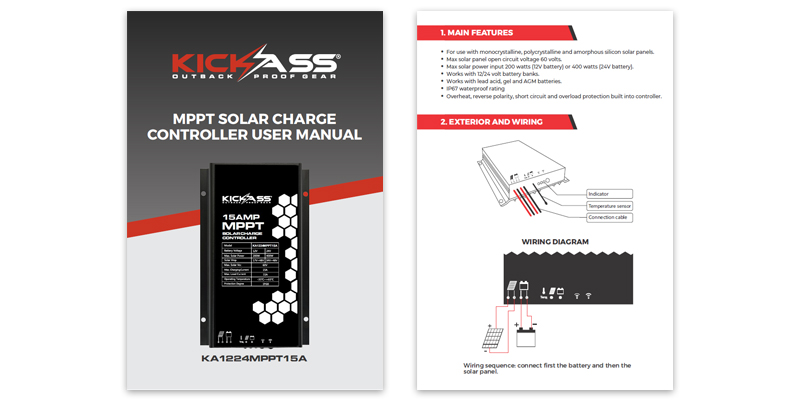 MPPT SOLAR CHARGES CONTROLLER USER MANUAL